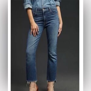 MOTHER Blue Ankle & Cropped Jeans